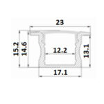 LED Extrusion Channel