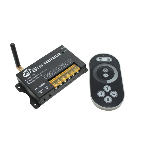 Touch Fade Black Remote Control Single Color - 2.4GRC