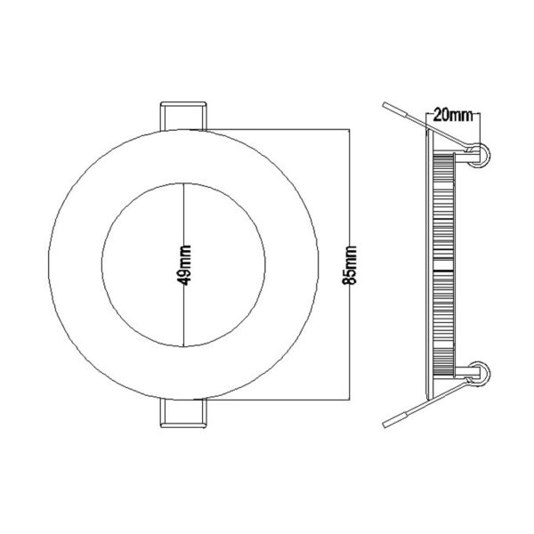 LED Round Step Light
