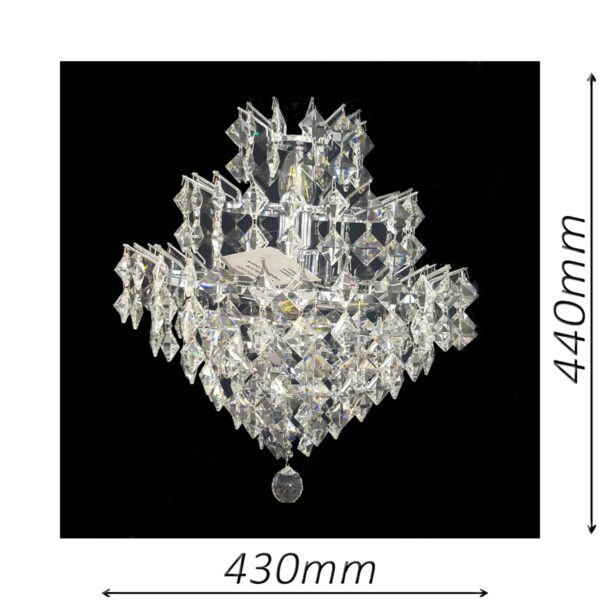 Diamante 430 Chrome Chandelier - CRPDIA05430CH