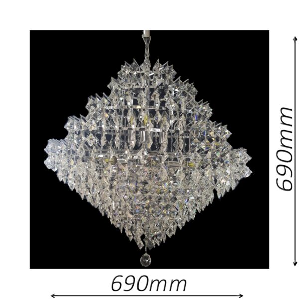 Diamante 690 Chrome Chandelier - CRPDIA14690CH