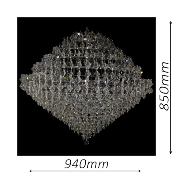 Diamante 940 Chrome Chandelier - CRPDIA24940CH