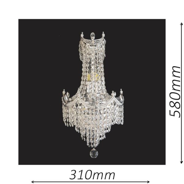 Bristol 310 Chrome Chandelier - CRPBRI05310CH
