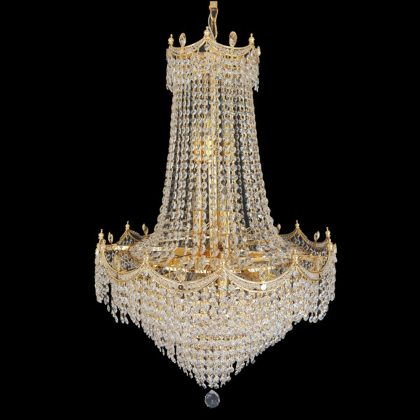 Bristol 610 Gold Chandelier - CRPBRI14610GD