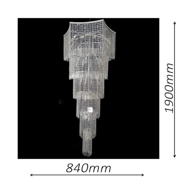 Derby 840 Chrome Chandelier - CRPDER31840CH