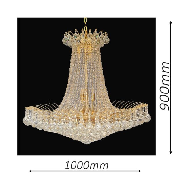 Devon 1000 Gold Chandelier - CRPDEV211000GD