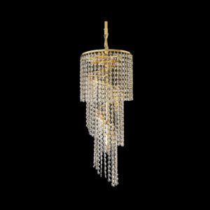 Spiral 310 Gold Chandelier – CRPSPI08310GD