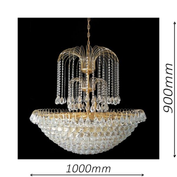 Surrey 1000 Gold Chandelier - CRPSUR211000GD