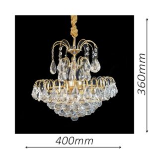 Surrey 400 Gold Chandelier - CRPSUR03400GD