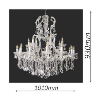 Buckingham 1010 Chrome Chandelier - CRPBUC211010CH