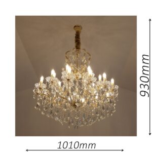 Buckingham 1010 Gold Chandelier - CRPBUC211010GD