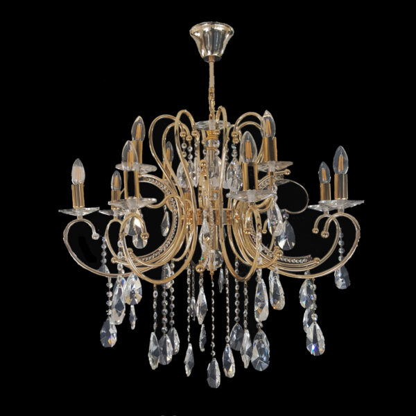 Buckingham 750 Gold Chandelier - CRPBUC12750GD