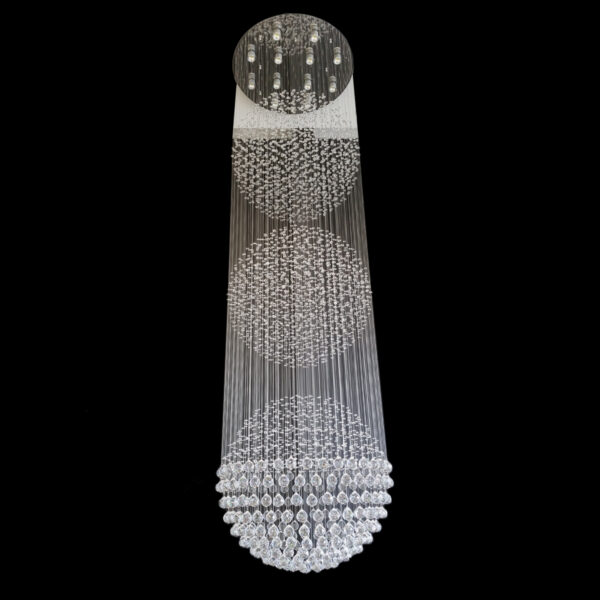 3 Ball Tier String Chandelier 800mm - CRP1011
