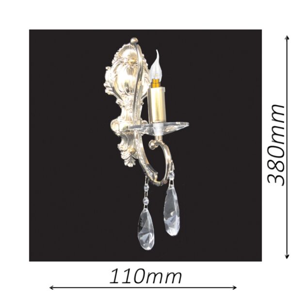 Buckingham 110 Gold Wall Light - CRWBUC01110GD