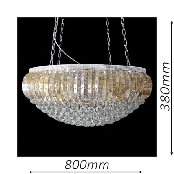 Dome 800 Chrome Chandelier - CRPDOM17800CH
