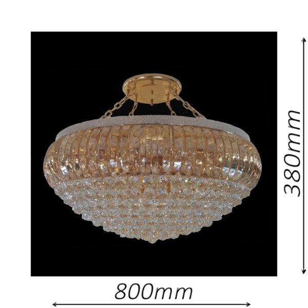 Dome 800 Gold Chandelier - CRPDOM17800GD