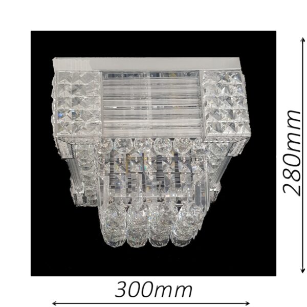 Midland 300 Chrome Ceiling Light - CTCMID05300CH