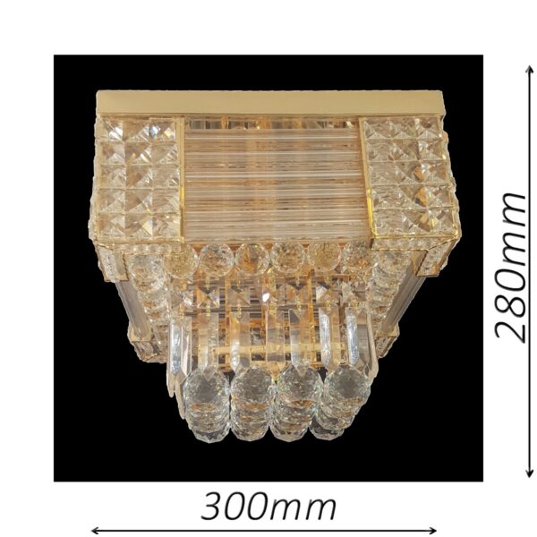 Midland 300 Gold Ceiling Light - CTCMID05300GD