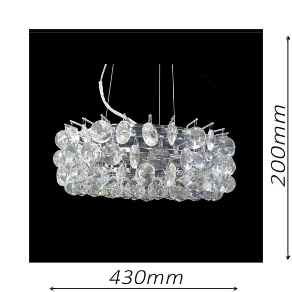 Musluk 430 Chrome Chandelier - CRPMUS04430CH