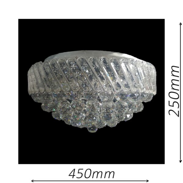 Oxford 450 Chrome Ceiling Light - CTCOXF05450CH