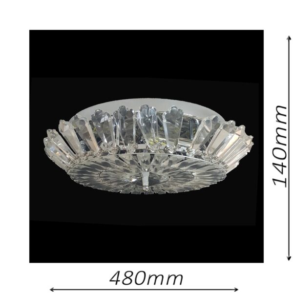 Spherical 480 Chrome Ceiling Light - CTCSPH06480CH