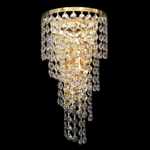 Spiral Large Gold Wall Light - CRWSPI02190GD