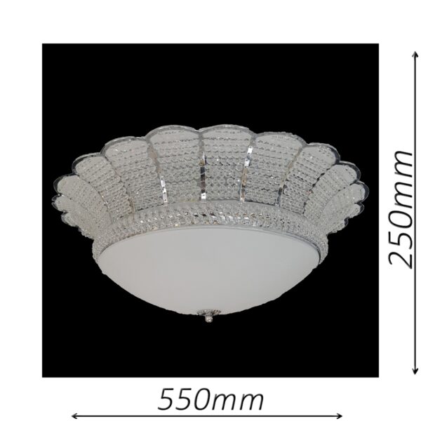 Tyne 550 Chrome Ceiling Light - CTCTYN06550CH