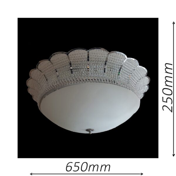 Tyne 650 Chrome Ceiling Light - CTCTYN09650CH