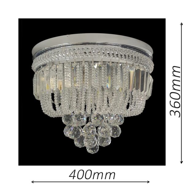 Warwick 400 Chrome Ceiling Light - CTCWAR06400CH