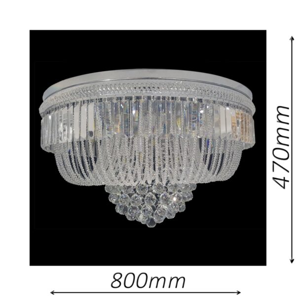 Warwick 800 Chrome Ceiling Light - CTCWAR14800CH