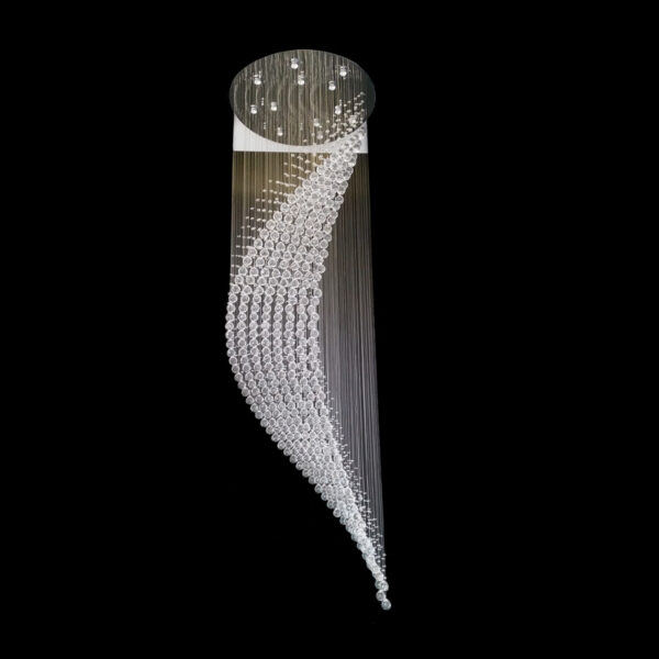 Wave 800mm String Chandelier - CRP1019WAVE800