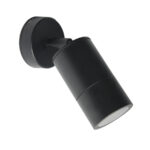 Aluminium Black Exterior Single Adjustable - EXTSABLK