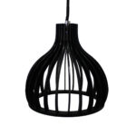 Ganto 220 Black Pendant Light - P1027GANTO220B