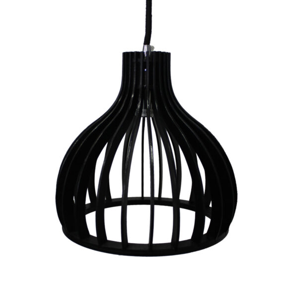 Ganto 350 Black Pendant Light - P1029GANTO350B