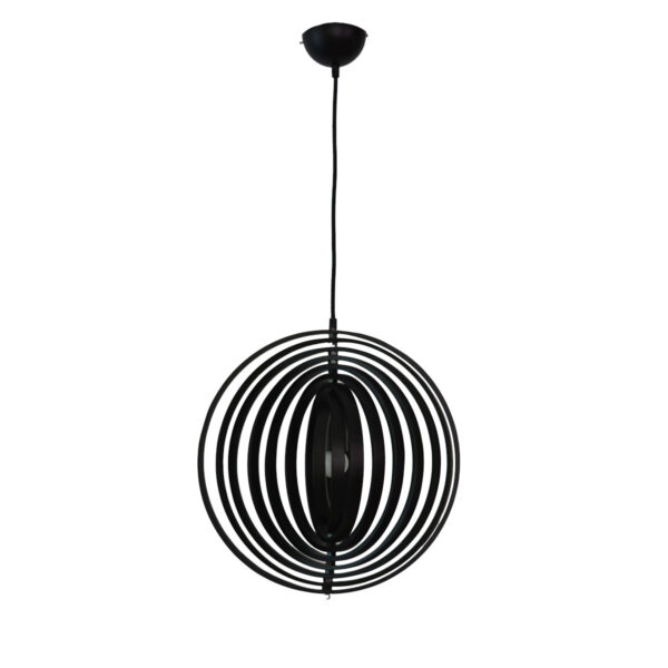 Helical 400 Black Pendant Light - P1212HEL40BLK