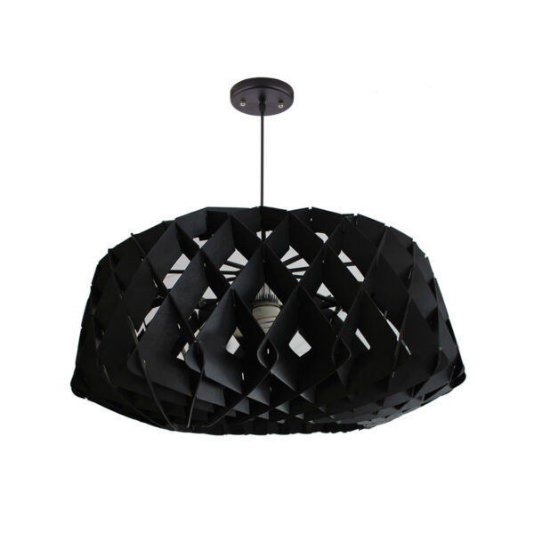 Hive 600 Black Pendant Light - P1022HIVE600B