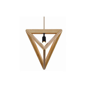 Pyramid 370 Wooden Pendant Light – P1046PYRAMID370