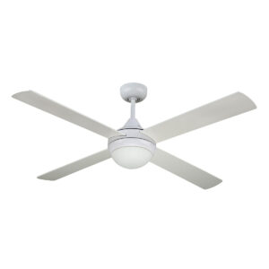 Revolve 48” Ceiling Fan White 2xE27 Light – REV48WL