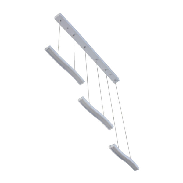 Ridge White LED Pendant - LEDP1014