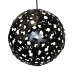 Solis 400 Black Pendant Light - P1095SOL40BLK