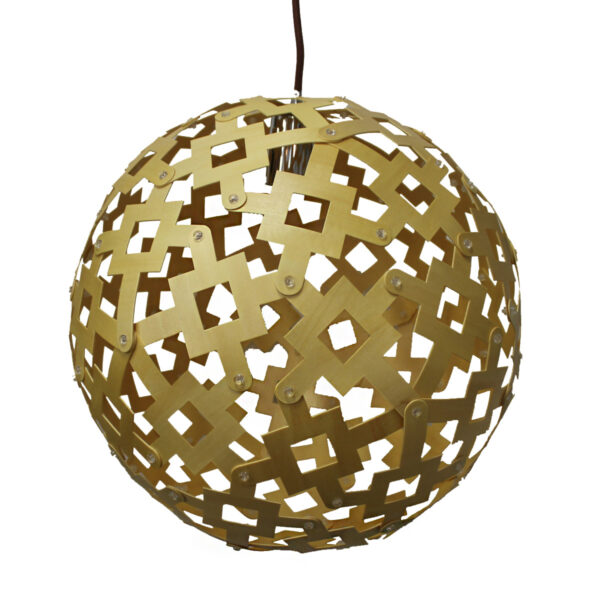 Solis 500 Wooden Pendant Light - P1096SOL50WDN