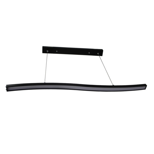 Wave Black LED Pendant - LEDP1012