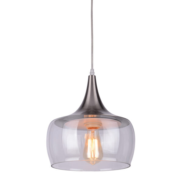 Modern clear glass store pendant light