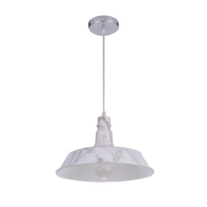 Flare 370 Marble Look 1 Light Pendant – P1236FLAMARBLE