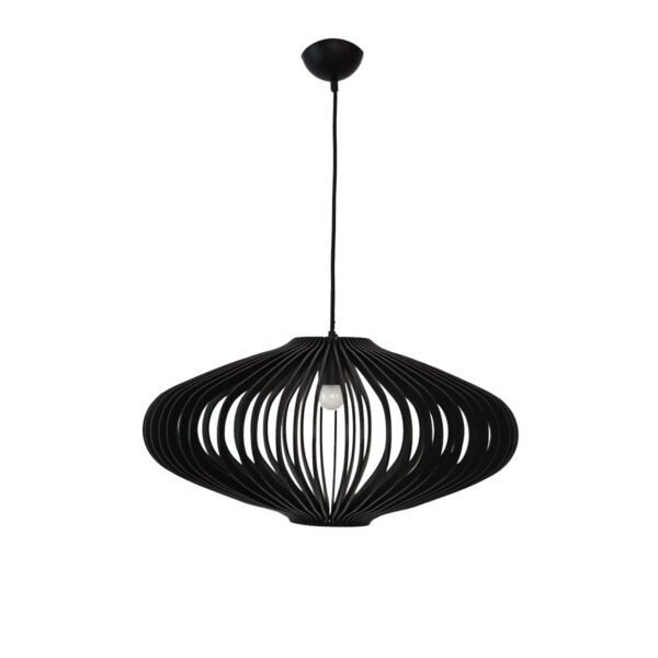 Jaafar 360 Black Pendant Light - P1115JAA36BLK