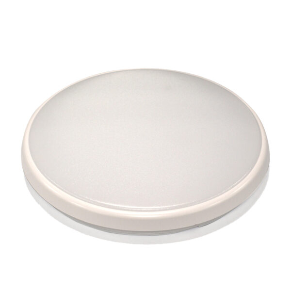 Round 18W LED Ceiling Light - White Frame in Cool White - LEDOYS18WRNDWHCW