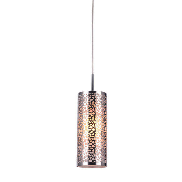 Zay Brushed Chrome Pendant Light