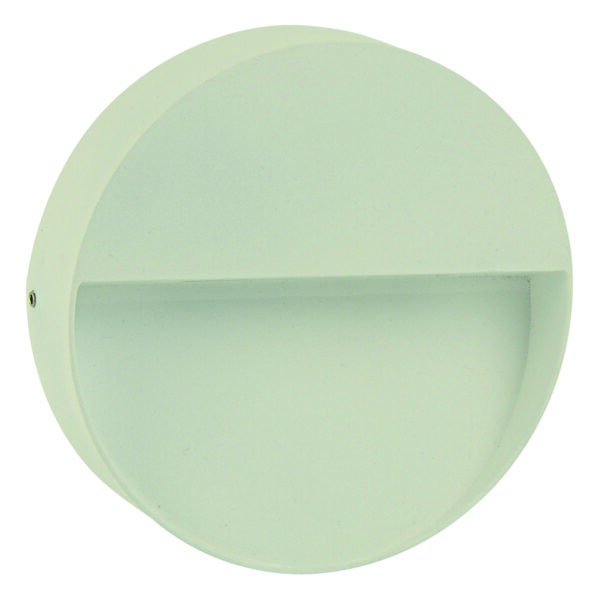 Calam Round LED Integrated External Light White