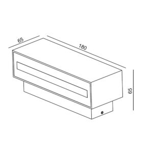 Strett Large LED Integrated External Light