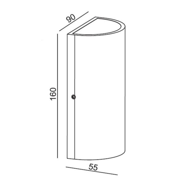 Zimbo Round LED Integrated External Light